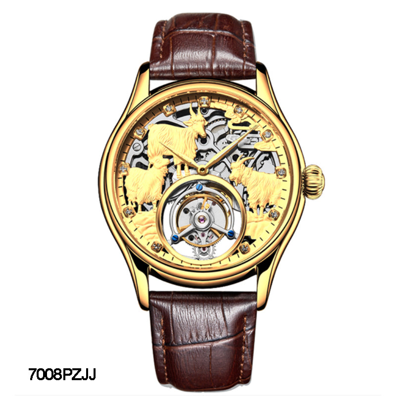 AESOP Zodiac Tourbillon Sheep Watch 7008