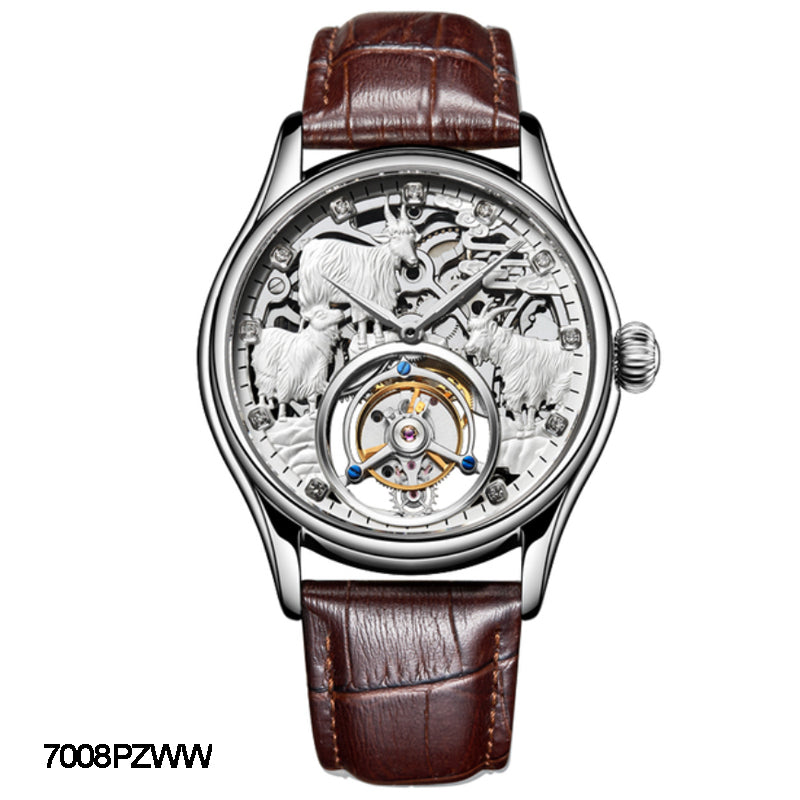 AESOP Zodiac Tourbillon Sheep Watch 7008