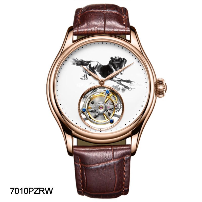 AESOP Chinese Ink Painting Tourbillon Horse watch 7010