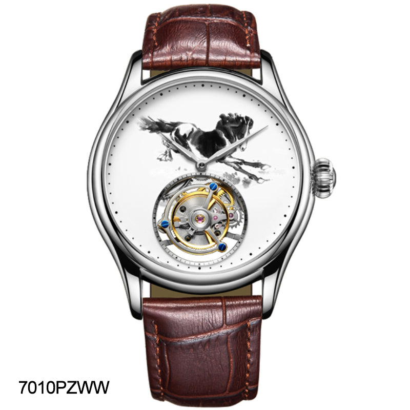 AESOP Chinese Ink Painting Tourbillon Horse watch 7010