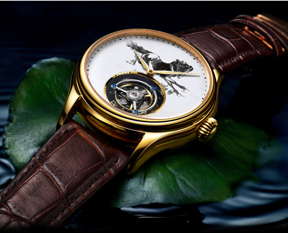 AESOP Chinese Ink Painting Tourbillon Horse watch 7010