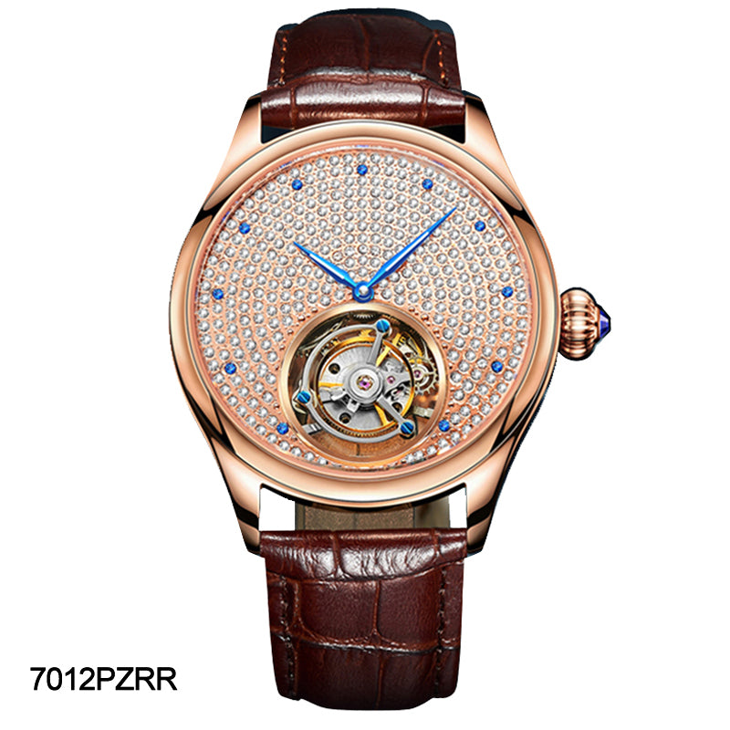 AESOP Full Crystal Dial Tourbillon Watch 7012
