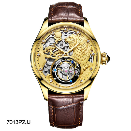 AESOP Zodiac Tourbillon Tiger Watch 7013