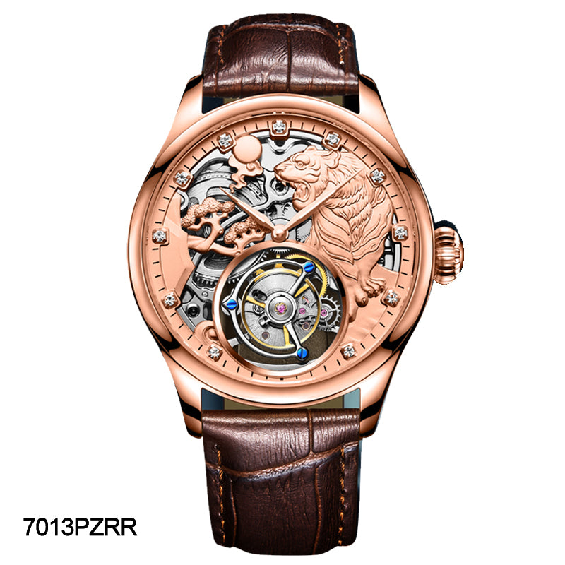 AESOP Zodiac Tourbillon Tiger Watch 7013