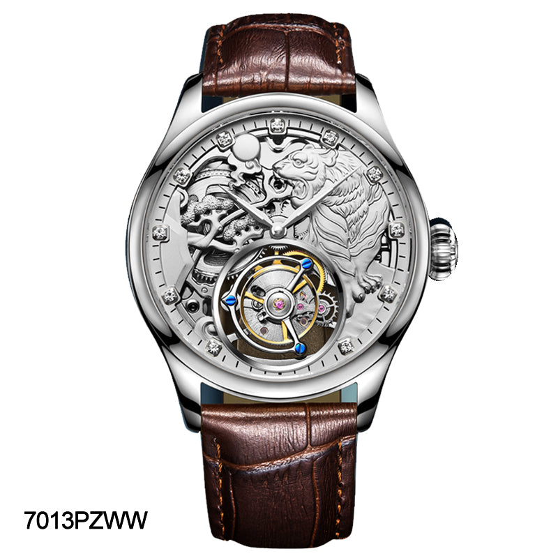 AESOP Zodiac Tourbillon Tiger Watch 7013