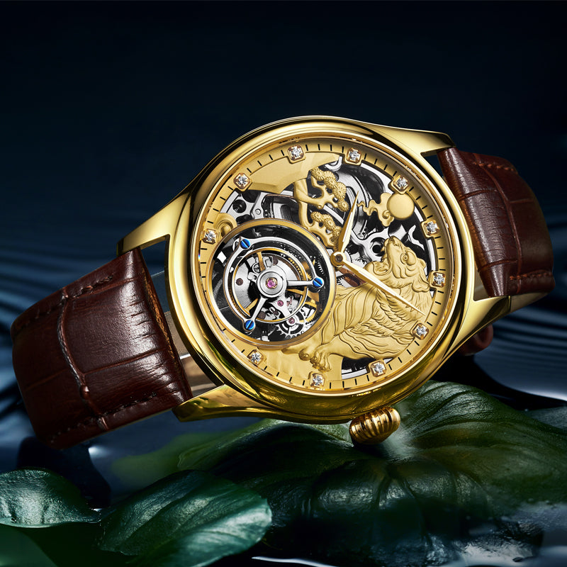 AESOP Zodiac Tourbillon Tiger Watch 7013