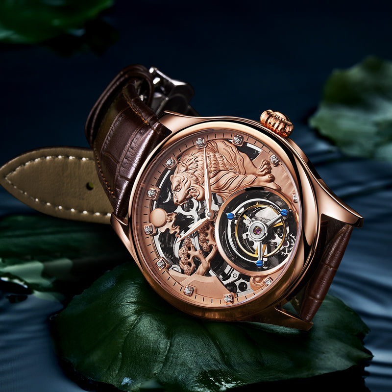 AESOP Zodiac Tourbillon Tiger Watch 7013