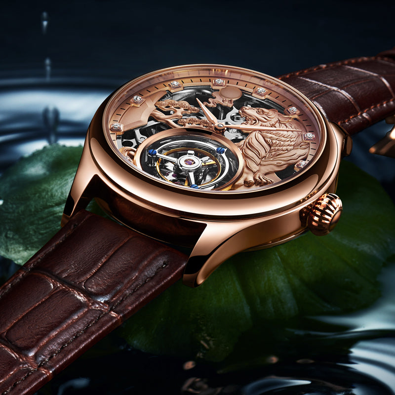 AESOP Zodiac Tourbillon Tiger Watch 7013