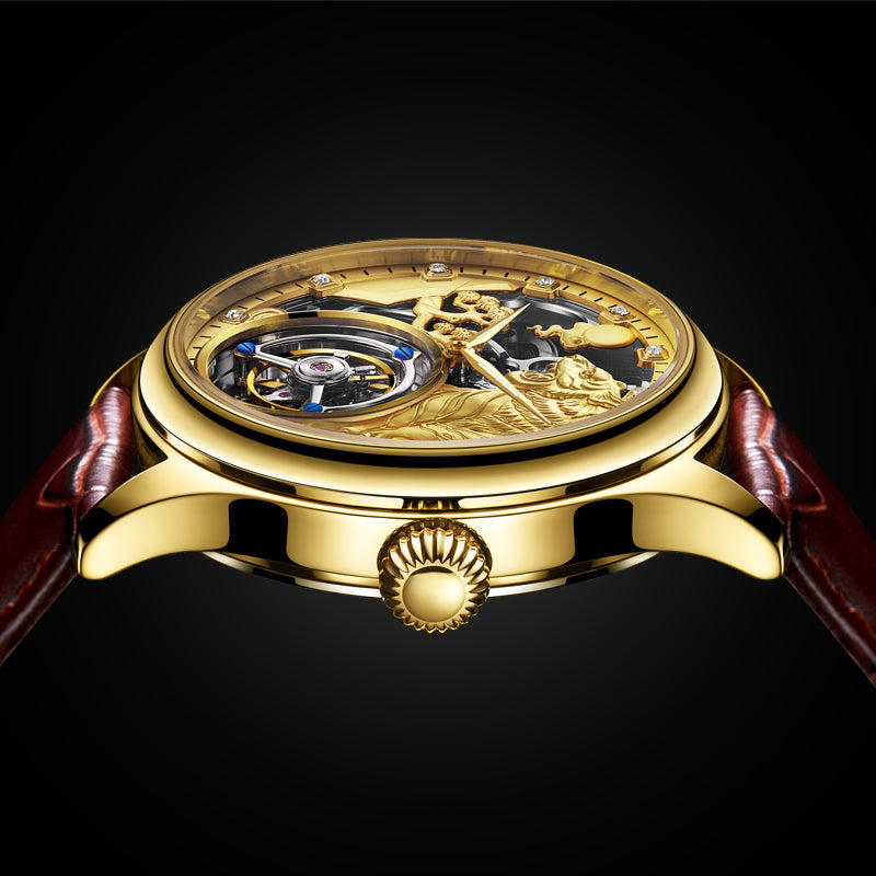 AESOP Zodiac Tourbillon Tiger Watch 7013