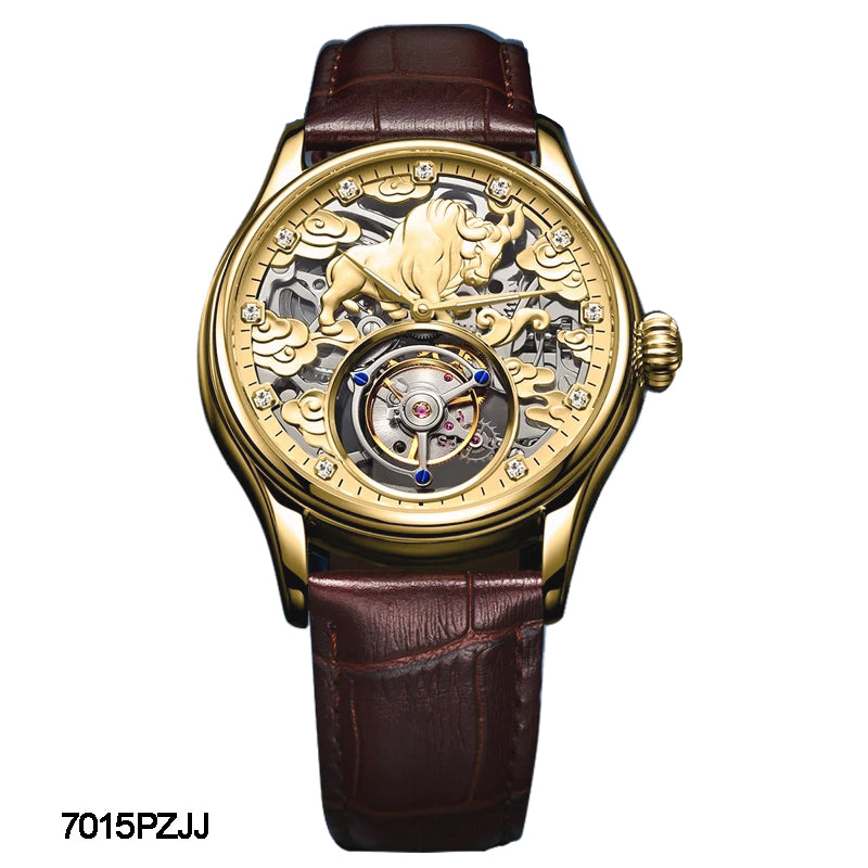 AESOP Zodiac Tourbillon Cow Watch 7015