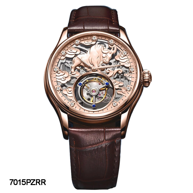 AESOP Zodiac Tourbillon Cow Watch 7015