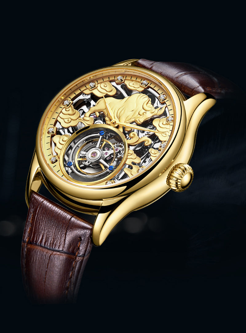 AESOP Zodiac Tourbillon Cow Watch 7015