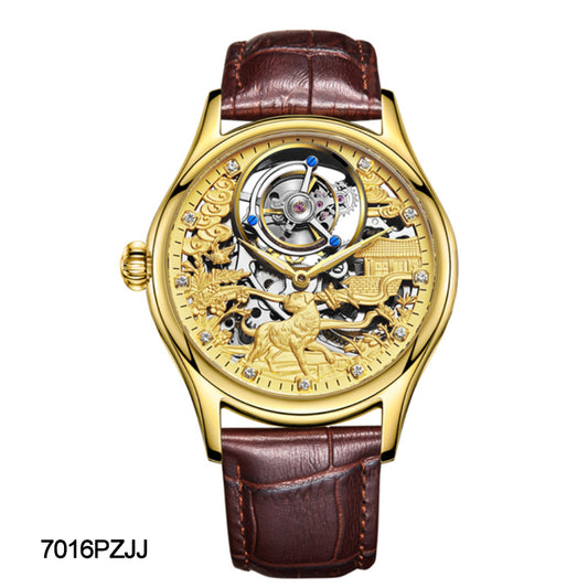 AESOP Zodiac Skeleton Tourbillon Dog Watch 7016