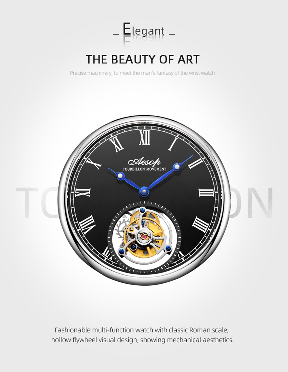 AESOP Roman Tourbillon Sapphire Mirror and Back Cover 7021 watch
