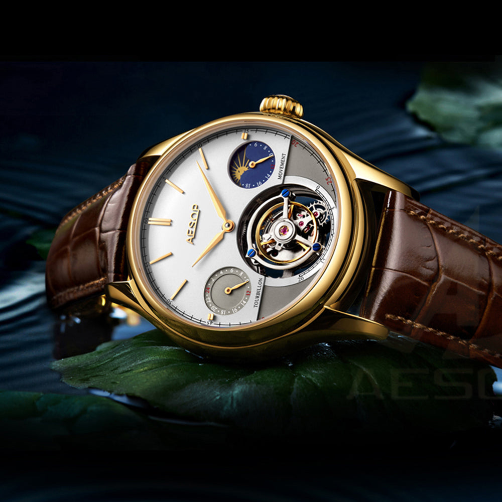 AESOP GMT Multifunction Original Tourbillon watch 7023