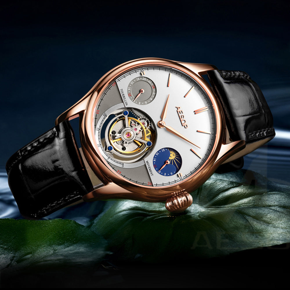AESOP GMT Multifunction Original Tourbillon watch 7023