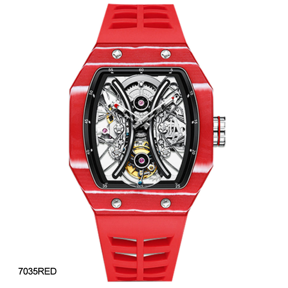 AESOP Carbon Fiber Tonneau Original Tourbillon watch 7035