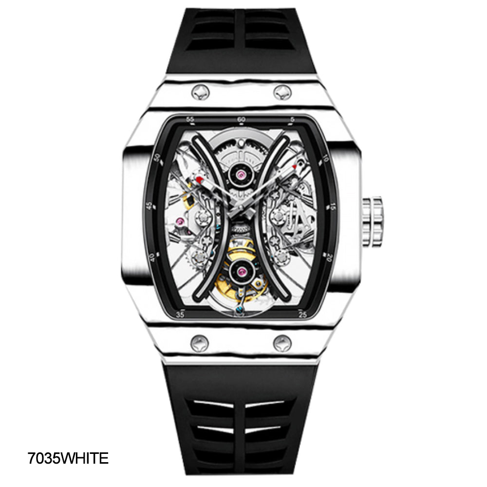 AESOP Carbon Fiber Tonneau Original Tourbillon watch 7035