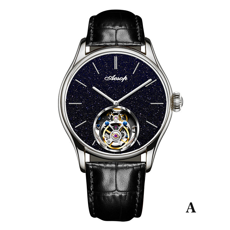 AESOP Original Tourbillon Skeleton Movement Watch 7050