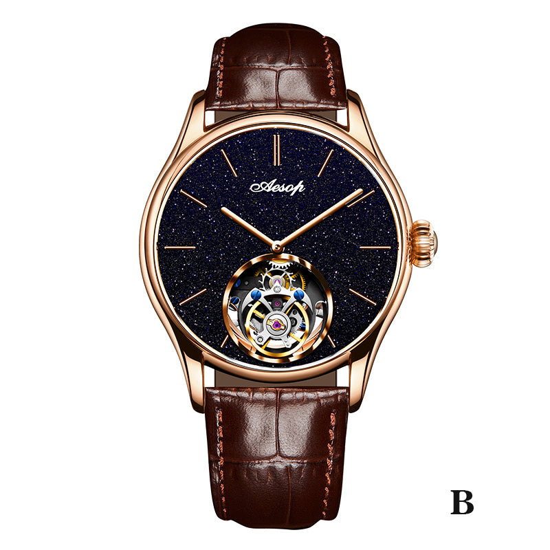 AESOP Original Tourbillon Skeleton Movement Watch 7050