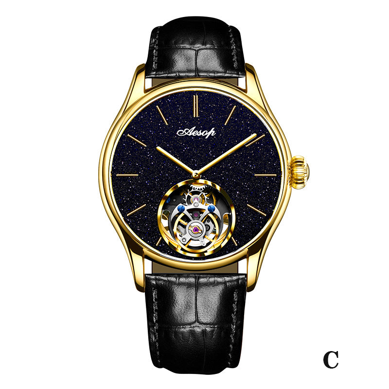 AESOP Original Tourbillon Skeleton Movement Watch 7050