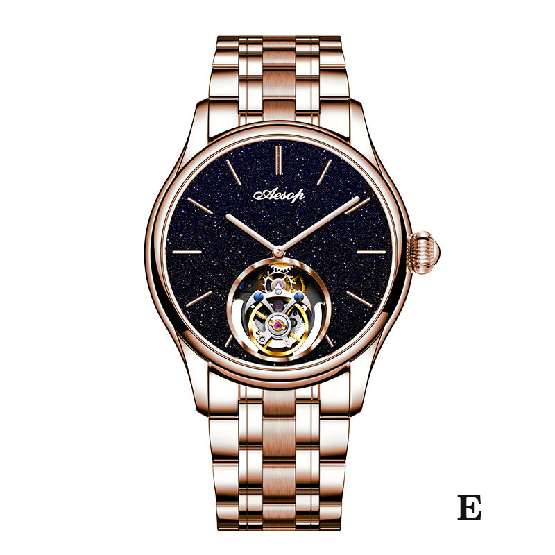 AESOP Original Tourbillon Skeleton Movement Watch 7050
