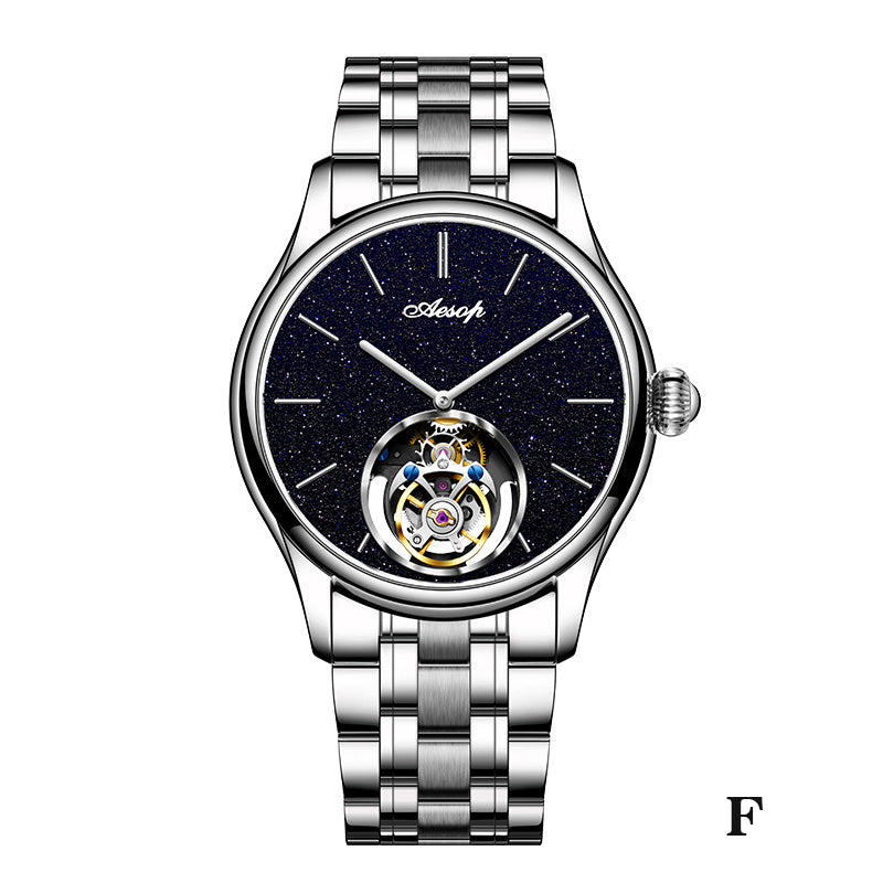 AESOP Original Tourbillon Skeleton Movement Watch 7050