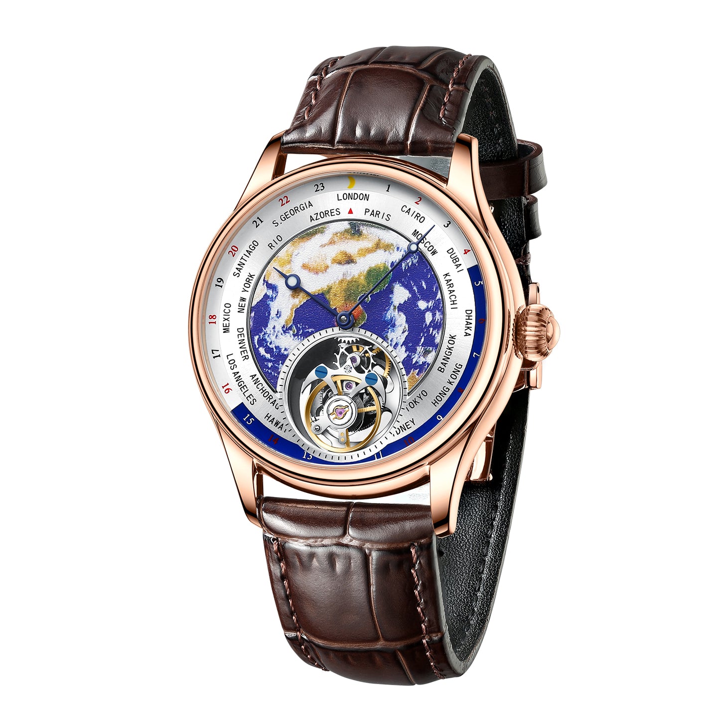 AESOP Original Enamel Earth Automatic Tourbillon Model 7051