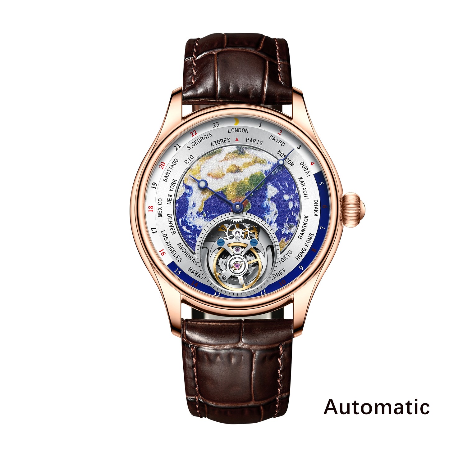 AESOP Original Enamel Earth Automatic Tourbillon Model 7051