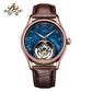Aesop Automatic Tourbillon Men Watch Star Galaxy Wristwatch 7045