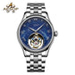 Aesop Automatic Tourbillon Men Watch Star Galaxy Wristwatch 7045