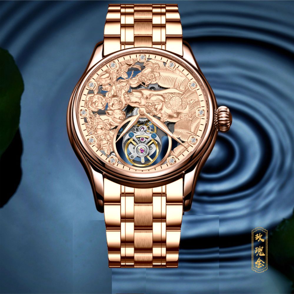 AESOP Zodiac Tourbillon Pig Watch 7085