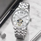 Aesop Business Tourbillon Men Watch Stainless Steel Strap/Leather Strap 7095