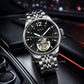 Aesop Business Tourbillon Men Watch Stainless Steel Strap/Leather Strap 7095