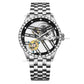 Aesop Hollow Skeleton Flying Tourbillon Men Watch 7022-1