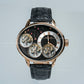Aesop Triple Tourbillon Watch Mechanical Hand Wind Sapphire Crystal Luminous Luxury Men Wristwatch 7103