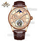 AESOP GMT Day and Night Display Multifunction Tourbillon Watch 7118