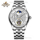 AESOP GMT Day and Night Display Multifunction Tourbillon Watch 7117