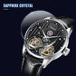 Aesop Double Tourbillon Men Watch Flying Tourbillon Sapphire Crystal 316L Stainless Steel Wristwatch 7030