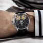 Aesop Double Tourbillon Men Watch Flying Tourbillon Sapphire Crystal 316L Stainless Steel Wristwatch 7030