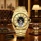 Aesop Classic Tourbillon Men Watch Stainless Steel Strap 7032