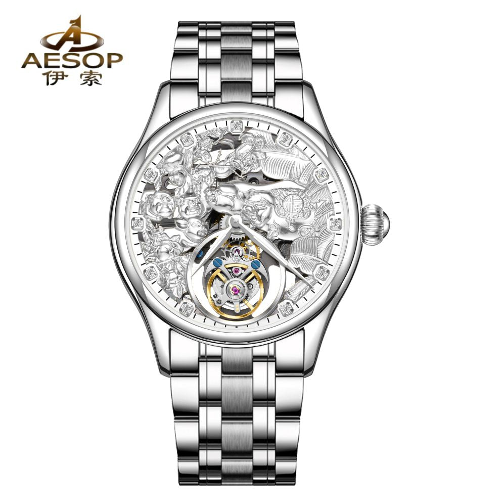 AESOP Zodiac Tourbillon Pig Watch 7085