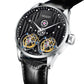 Aesop Double Tourbillon Men Watch Flying Tourbillon Sapphire Crystal 316L Stainless Steel Wristwatch 7030
