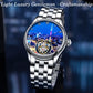 Aesop 7076 Guangzhou Tower Tourbillon Watch Waterproof 30m Gentleman Men's Watch