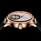 Aesop Tourbillon Men Watch Rhinestones Dial Mechanical Wristwatch 7046