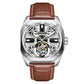 Customized LOGO Square Tourbillon Mechanical Men Watch 3