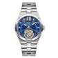 Customized LOGO Rose Pattern Tourbillon Mechanical Men Watch 5