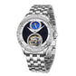 Customized LOGO Blue Sandstone Tourbillon Men Watch 2