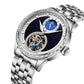 Customized LOGO Blue Sandstone Tourbillon Men Watch 2