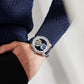 Customized LOGO Blue Sandstone Tourbillon Men Watch 2